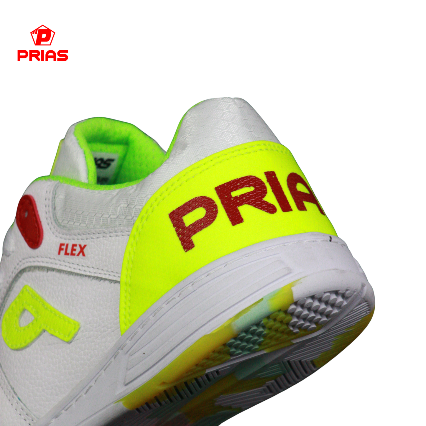 Prias Flex Blanco X Verde neon