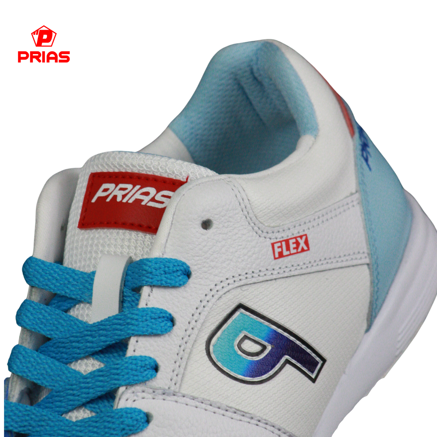 Prias Flex - Blanco x Azul