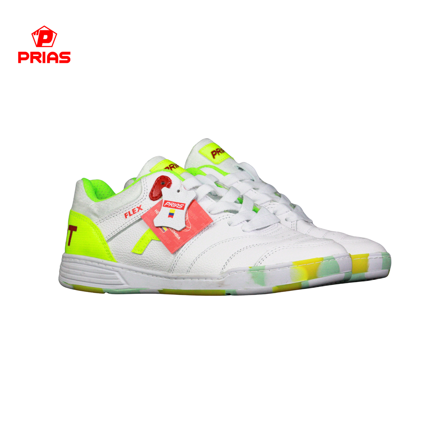 Prias Flex Blanco X Verde neon