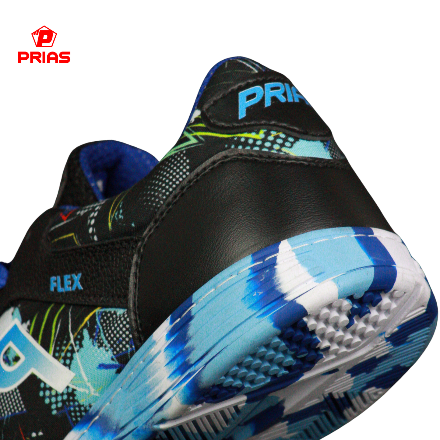 Prias Flex Negro x Azul