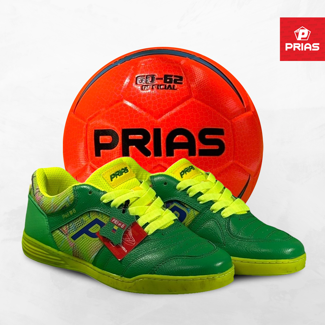 Combo Prias Flex Verde Lima + Balón