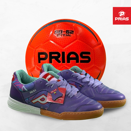 Combo Prias Flex Morado + Balón