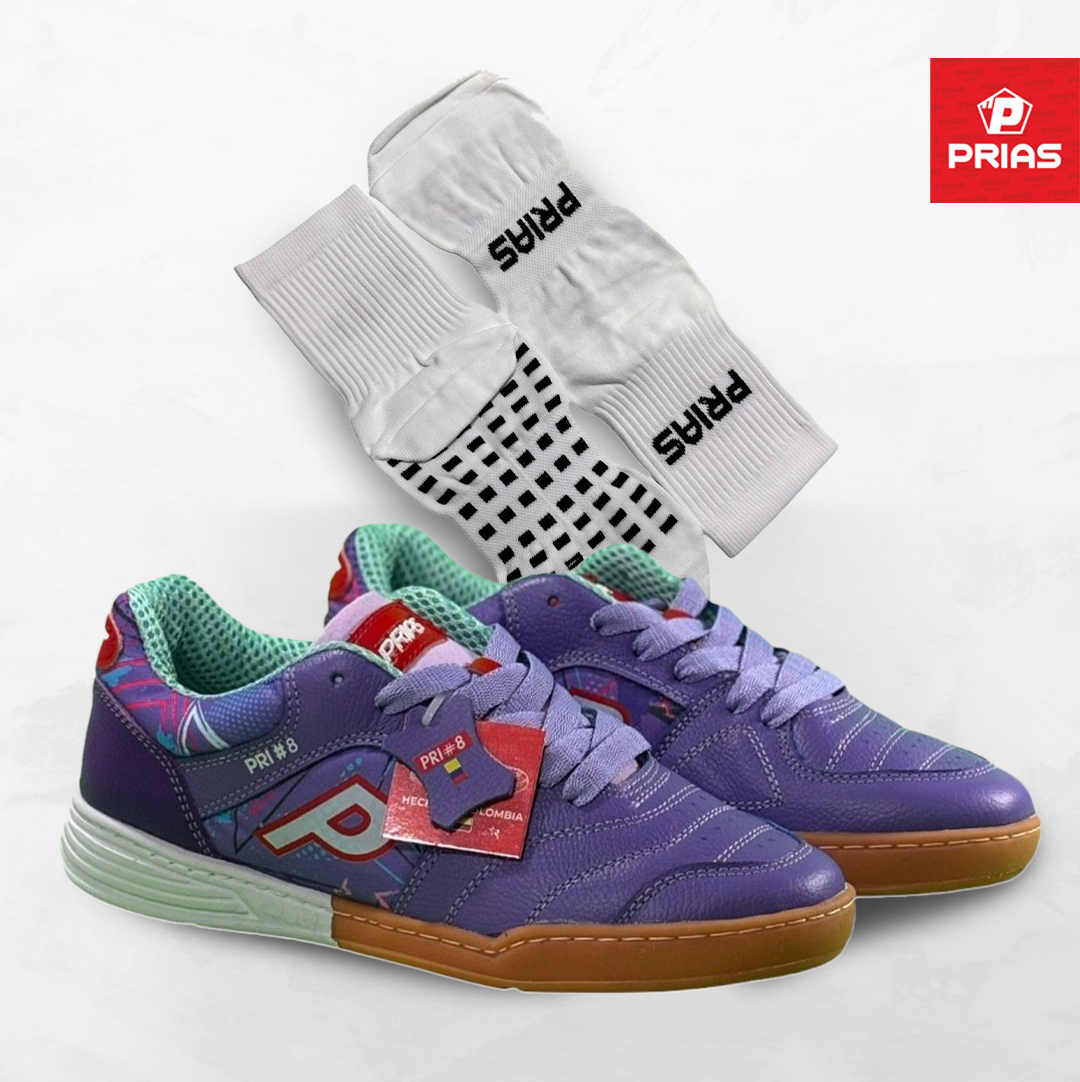 Combo 2 Prias Flex Morado + Medias confort